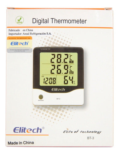 Digital Indoor Thermometer Hygrometer Clock Alarm 4