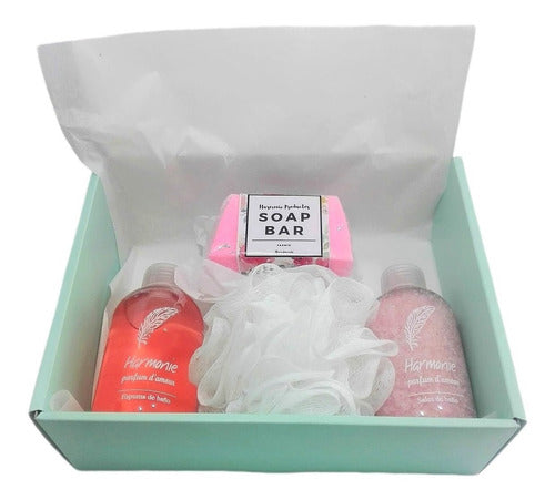Spa Gift Box Set with Rose Aroma for Ultimate Relaxation - Set Kit Caja Regalo Box Spa Aroma Rosas Relax Zen N24 Relax