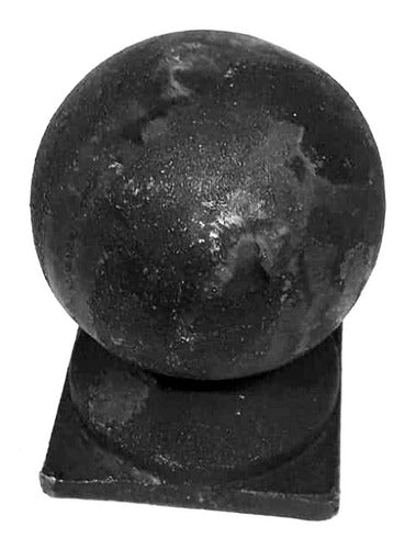 Fadeca Square Base Sphere for Railings 80 to 100 mm Iron 1