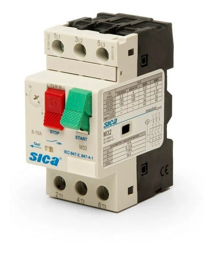 Guardamotor Trifasico M32 6-10a Sica X Unidad 0