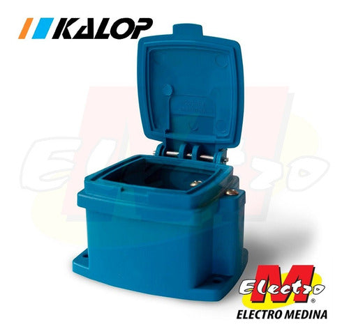 Outdoor Blue Empty 16A Capsulated Box Kalop Electro Medina 0