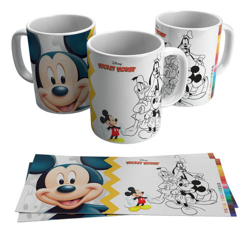 Coloring Mug Templates for Children's Day 0