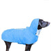 Frenchie Mini Couture Waterproof Dog Coat with Fleece Lining - Blue 0