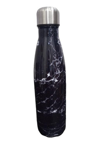 SM BAZAR: Botella Acero Inoxidable 750 Ml Diseño Marmolado 4