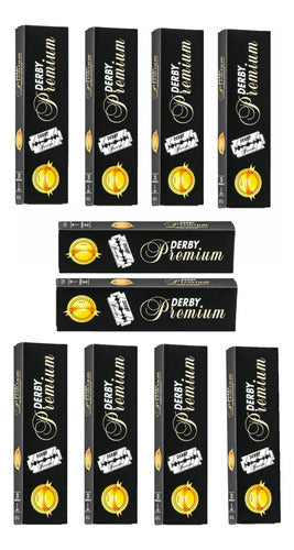 Derby Premium Razor Blades X 10 Boxes 0