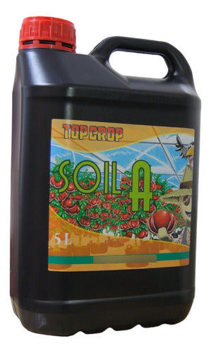 Top Crop Soil A+B Nutrient Solution for Hydroponics - 5L 1