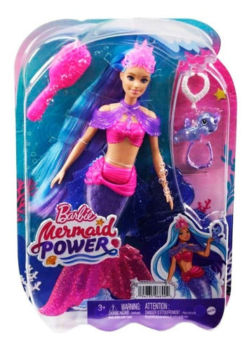 Barbie Mermaid Power Sirena Con Accesorios Mattel - Premium 0