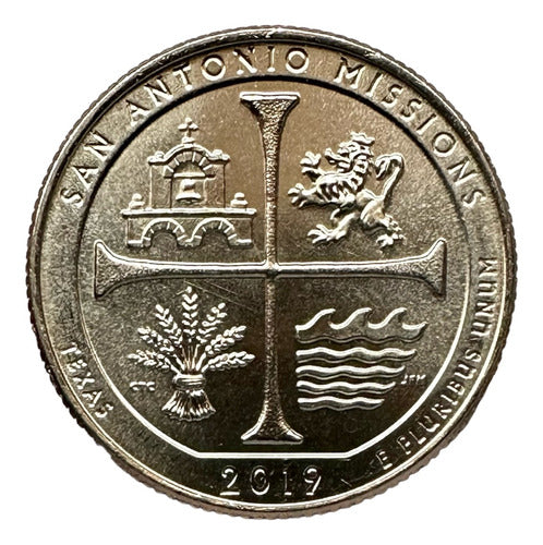 San Antonio - Cuarter - 2019 - National Parks - USA - Coin 0