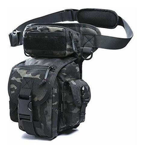 Bolso Táctico Militar Cintura Riñonera Resistente Agua Multi 0