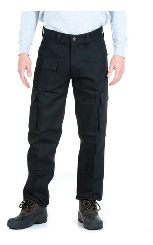 Pampero Reinforced Cargo Work Trousers for Men - Sizes 38 to 54 0