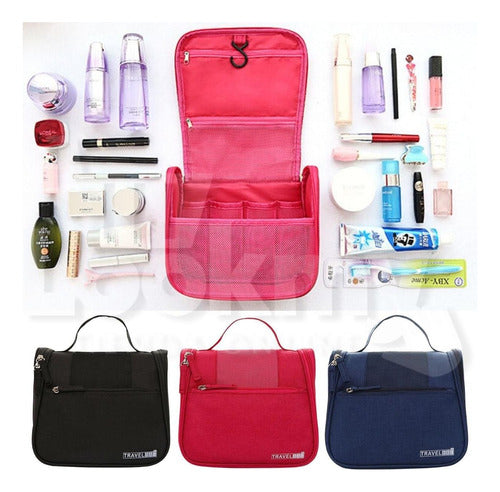 Travel Makeup Organizer Cosmetics Bag Toiletry Case Waterproof Portable 9