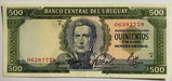 Billete Uruguay 500 Pesos 1967, 8a4 Rotondaro, Bu16 0