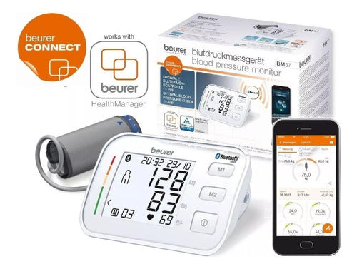 Beurer BM57 Bluetooth App Digital Arm Blood Pressure Monitor 6