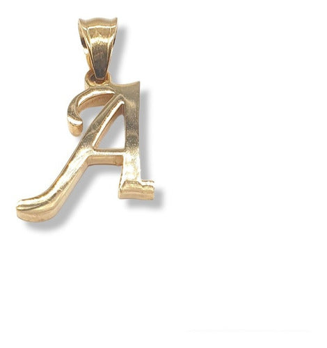 Generic Gold-Plated Steel Letter Pendant 0