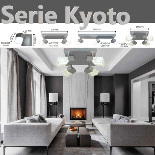 Kyoto 1 LED Ceiling or Wall Fixture 5W Interior Premium 5