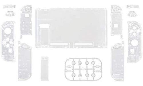 Placa Trasera Transparente Extremerate Para Consola Nintendo 2