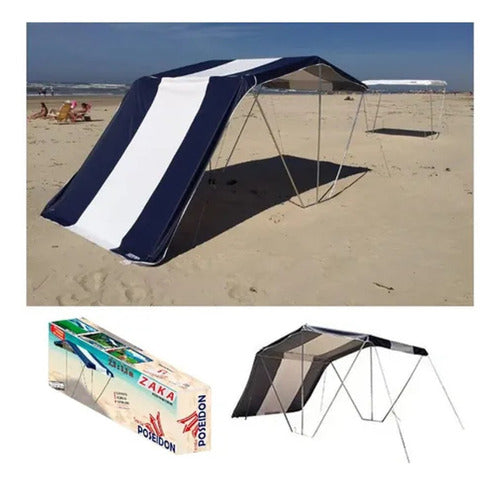 Tenda Gazebo Poseidon Jardim Praia Camping + 1 Lateral Zaka 0