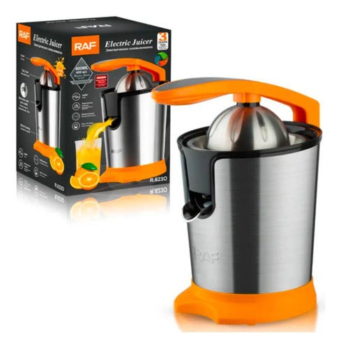 Juguera Electrica Manual Raf Acero Inox/naranja R623 0