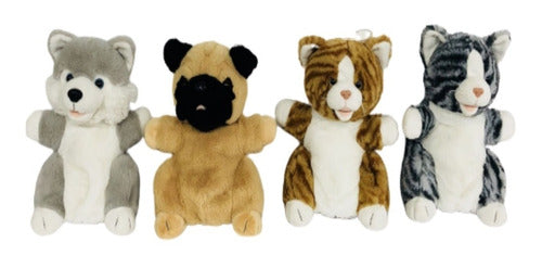 Imported Tws Hand Puppet Plush Cat Dog 0