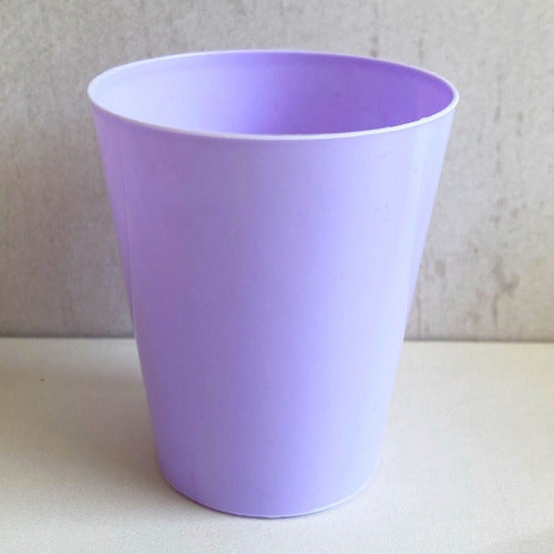 10 Disposable Hard Flexible Pastel Color Plastic Cups 0