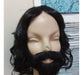 La Parti Wigs! Black Wig and Beard Set 2