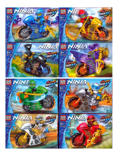 Ninja Building Blocks 1 Set with 8 Models 1