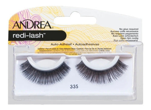 Andrea Self-Adhesive Black Strip False Eyelashes 1