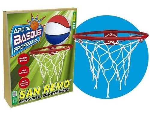 San Remo Professional Basketball Hoop 0