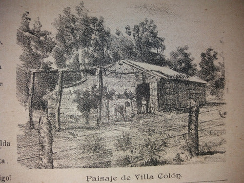 Periodico Ilustrado El Fogon 1901 Paisajes De Villa Colon 2