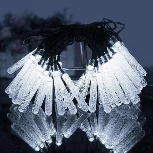 LED Garland 20 Solar Lights Outdoor 5m 8 Effects 0