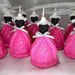 Set of 15 Handcrafted Glitter Finish Dress Candles for 15-Year-Old Ceremony 20