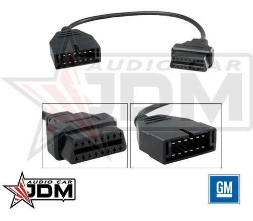 Gm Daewoo 12 Pin To OBD2 16 Pin Adapter + Gift 3