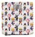 Bioworld Naruto Shippuden Chibi Figures Snap Closure Synthetic Leather Wallet 2