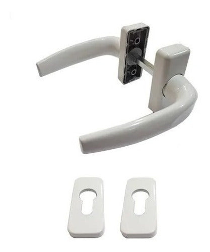 Bronzen Metal Handle Lock for Aluminum Door 1