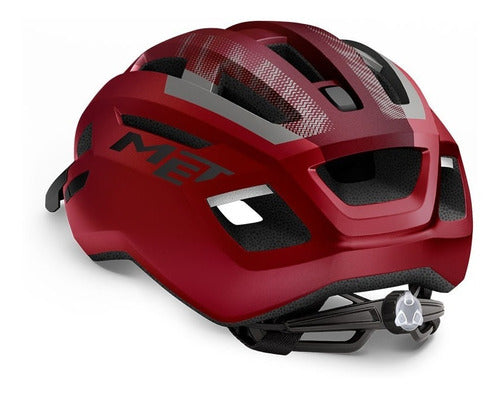MET Allroad Helmet with Visor and Rear Light - MTB Road Cycling 9