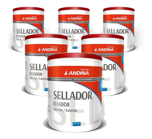 Andina 6 Water-Based Sealers Fixers 1 L Interior Exterior 0