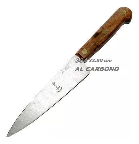 Eskilstuna Cuchillo 364 22.5 Cm Acero Carbono Mango Made 1