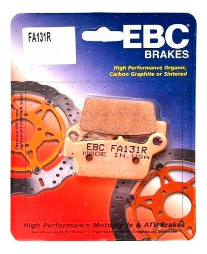 EBC Brakes Rear Brake Pads for Yamaha YZ 125 2T 1998 to 2002 1