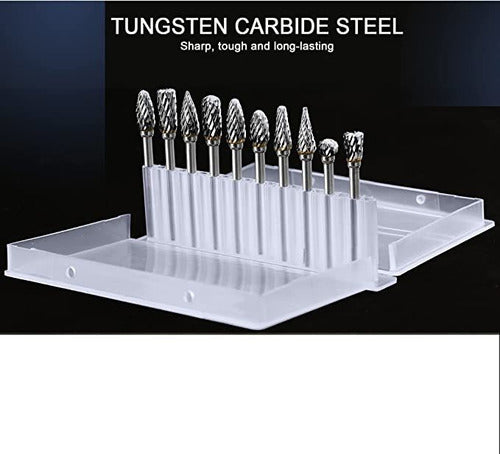 PlusRoc Tungsten Carbide Rotary Burr Set 1