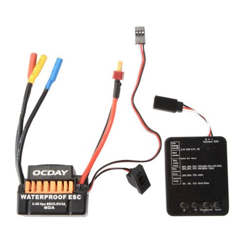 Impermeable De 60a Esc Sin Escobillas 5.5v / 3v Bec Programa 0