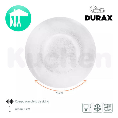 Durax Set Vajilla Completa Vidrio 6 Personas Platos Kuchen 5