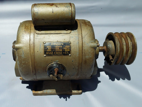 Motor Monofasico 3/4 Hp Empire Agar, Cross Y Co 0