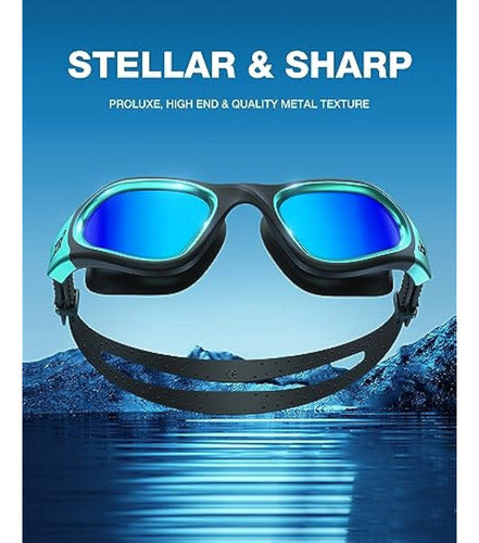 Zionor Swim Goggles, G1 Max Polarized Anti-Fog 5