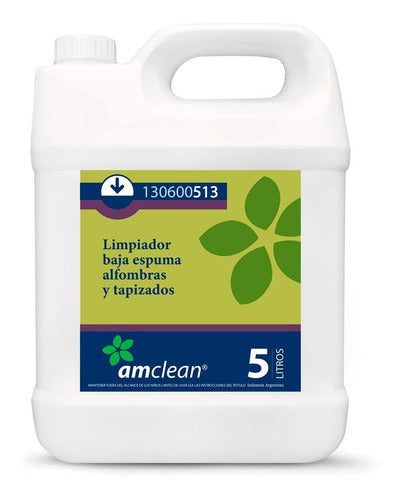 Amclean Limpia Alfombra Y Tapizados 513 Sin Aroma Baja Espuma 5 Lts 0