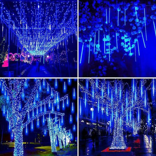 Kordain Outdoor Christmas Lights - Rain and Meteor Shower Design 3