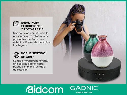 Gadnic 360° Rotating Photography Platform 4