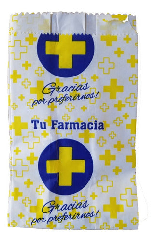 Bolsas De Papel Para Farmacias 15cm X 25 Cm 0