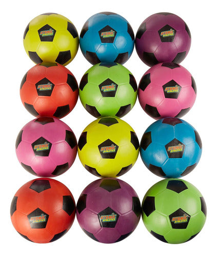 K-Roo Sports Atomic Athletics - Neon Rubber Soccer Balls 1