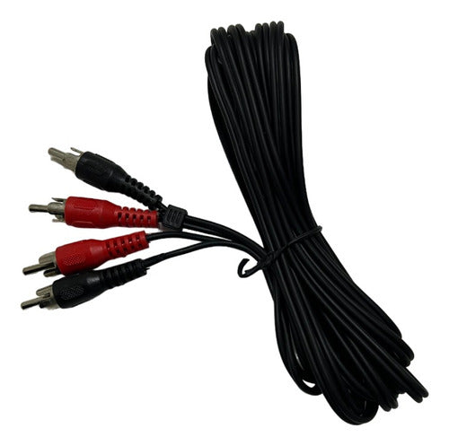 Cable 2 Rca A 2 Rca Audio  3.6 Metros St-141 0