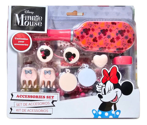 Disney Hair Accessories Set Minnie Mouse Brush and More 0